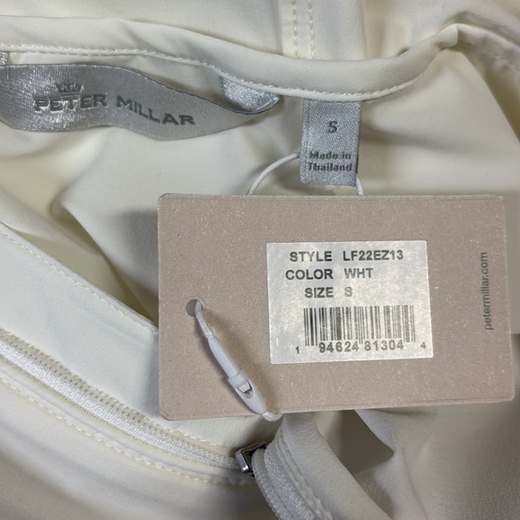 Peter Millar Jameson Popover Hooded Jacket White Size Small NWT - Picture 7 of 8